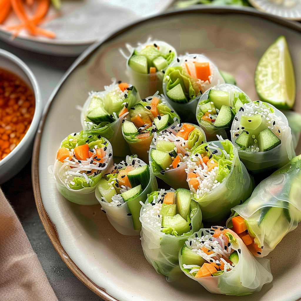Delicious Rice Paper Veggie Wraps for Amazing Freshness